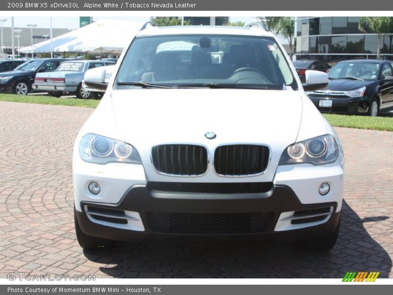 Alpine White / Tobacco Nevada Leather 2009 BMW X5 xDrive30i
