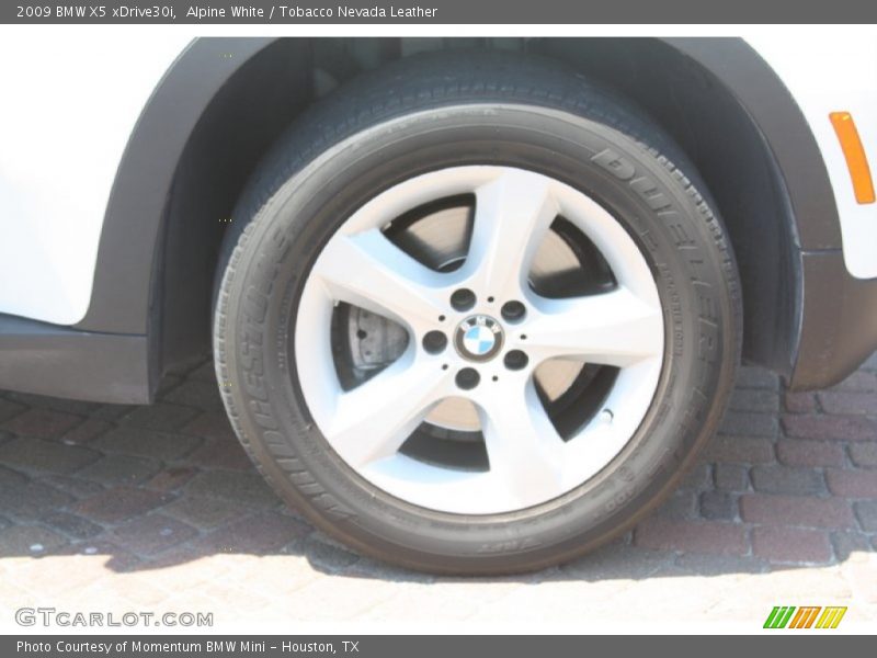 Alpine White / Tobacco Nevada Leather 2009 BMW X5 xDrive30i
