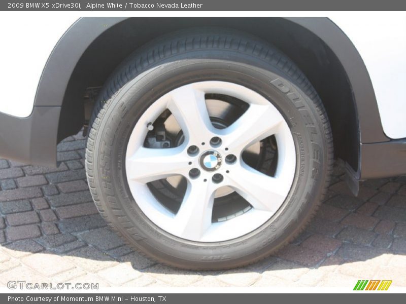 Alpine White / Tobacco Nevada Leather 2009 BMW X5 xDrive30i