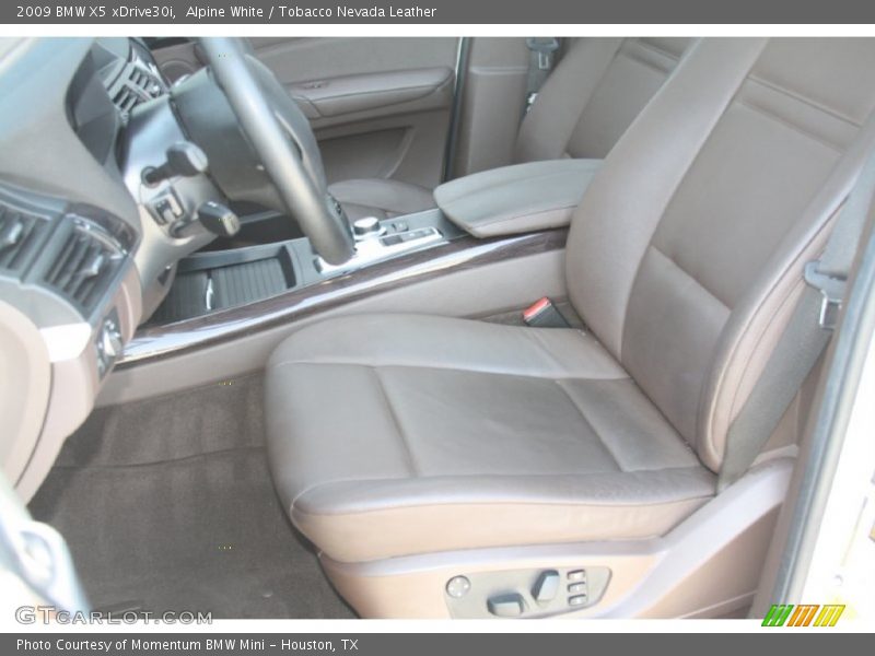 Alpine White / Tobacco Nevada Leather 2009 BMW X5 xDrive30i