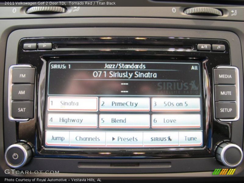 Tornado Red / Titan Black 2011 Volkswagen Golf 2 Door TDI