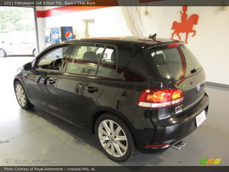 Black / Titan Black 2011 Volkswagen Golf 4 Door TDI
