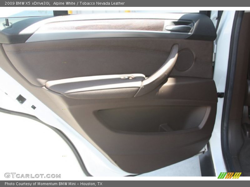 Alpine White / Tobacco Nevada Leather 2009 BMW X5 xDrive30i