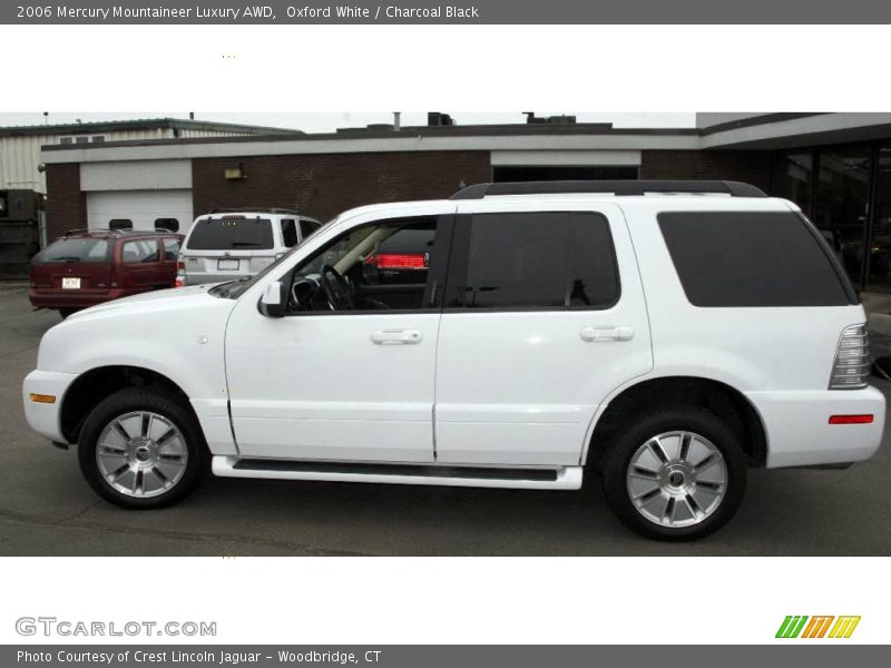 Oxford White / Charcoal Black 2006 Mercury Mountaineer Luxury AWD