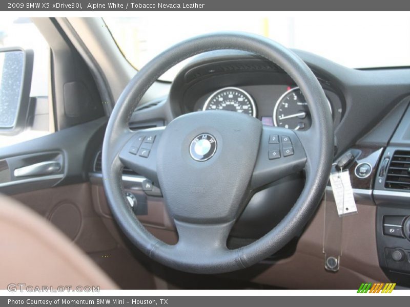 Alpine White / Tobacco Nevada Leather 2009 BMW X5 xDrive30i