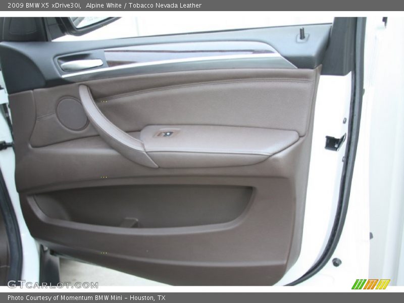 Alpine White / Tobacco Nevada Leather 2009 BMW X5 xDrive30i
