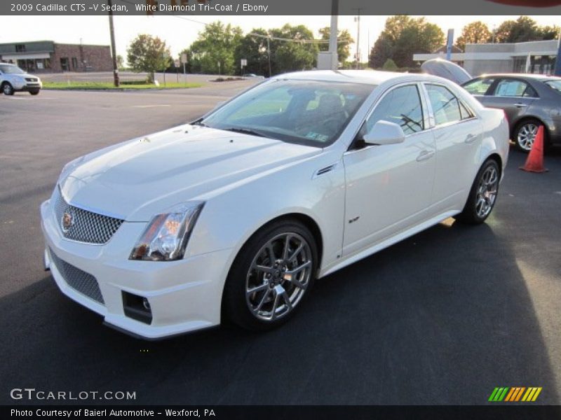 Front 3/4 View of 2009 CTS -V Sedan