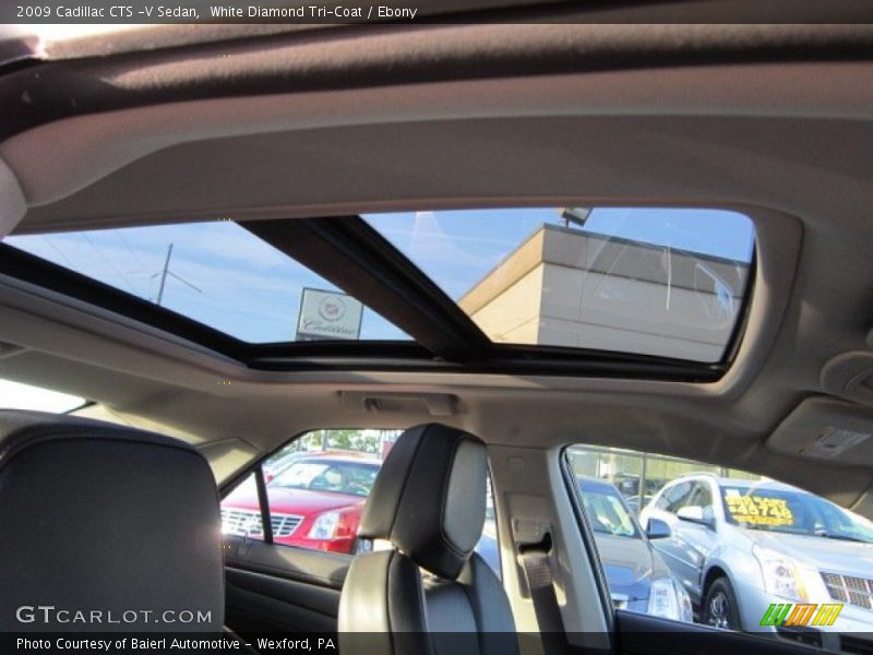 Sunroof of 2009 CTS -V Sedan