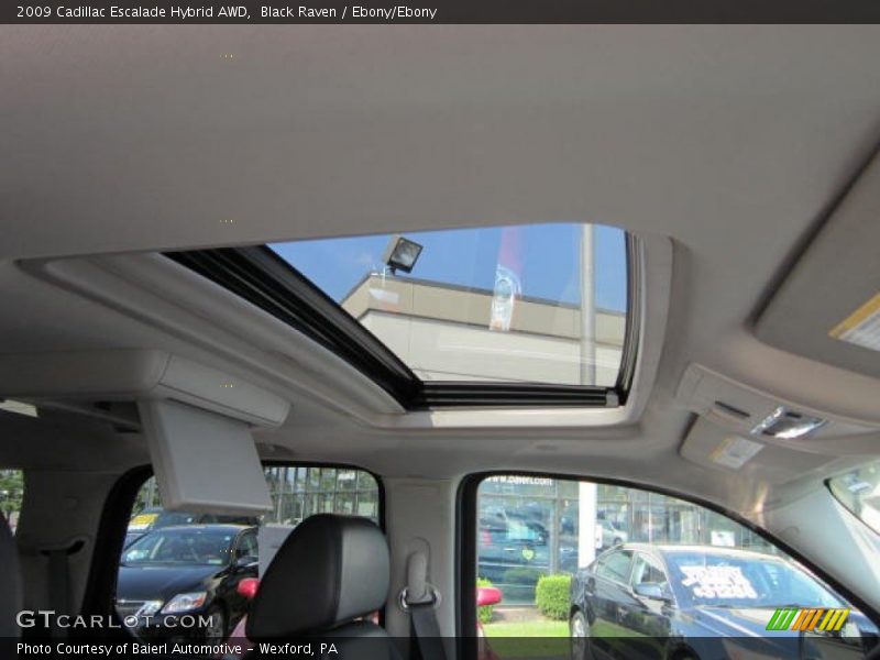 Black Raven / Ebony/Ebony 2009 Cadillac Escalade Hybrid AWD