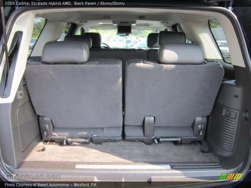 Black Raven / Ebony/Ebony 2009 Cadillac Escalade Hybrid AWD