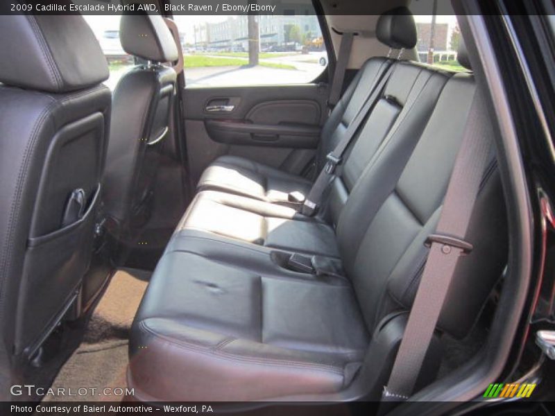 Black Raven / Ebony/Ebony 2009 Cadillac Escalade Hybrid AWD