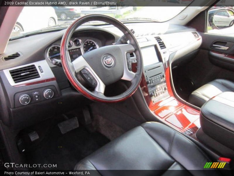 Ebony/Ebony Interior - 2009 Escalade Hybrid AWD 