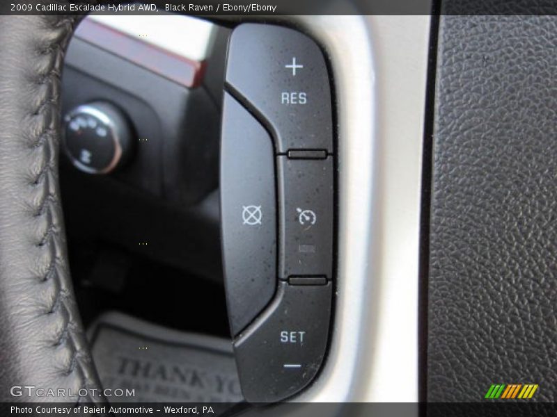 Black Raven / Ebony/Ebony 2009 Cadillac Escalade Hybrid AWD