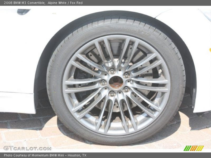 Alpine White / Fox Red 2008 BMW M3 Convertible