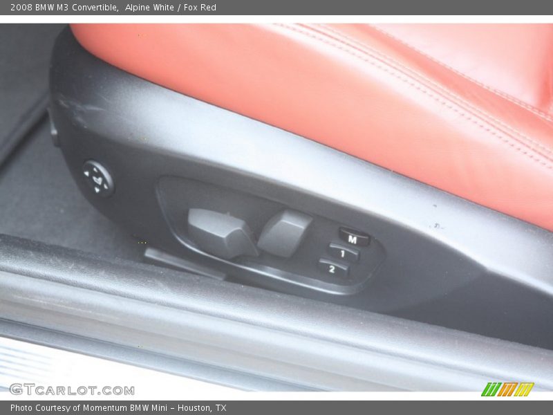 Alpine White / Fox Red 2008 BMW M3 Convertible