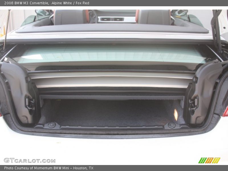Alpine White / Fox Red 2008 BMW M3 Convertible