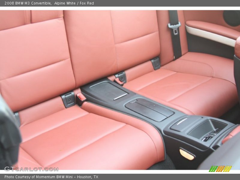 Alpine White / Fox Red 2008 BMW M3 Convertible