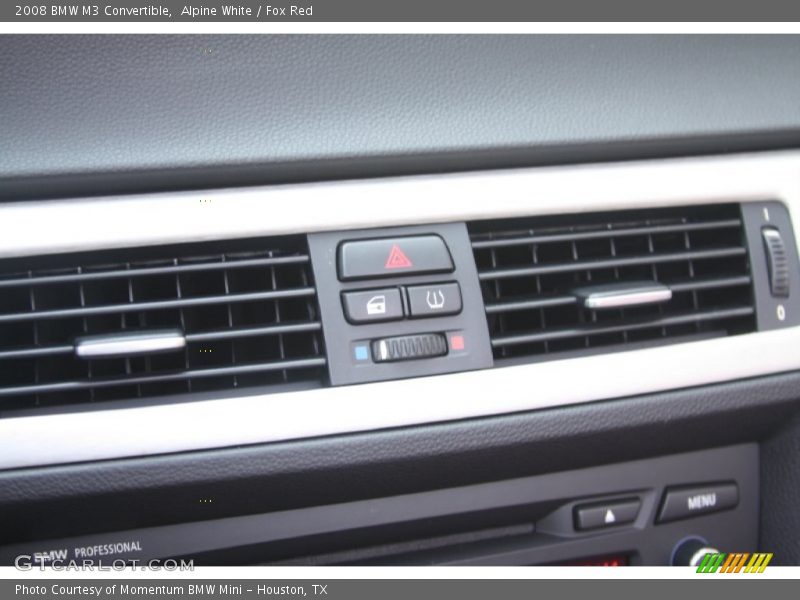 Alpine White / Fox Red 2008 BMW M3 Convertible