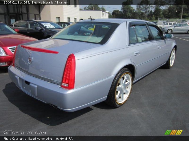 Blue Ice Metallic / Titanium 2006 Cadillac DTS