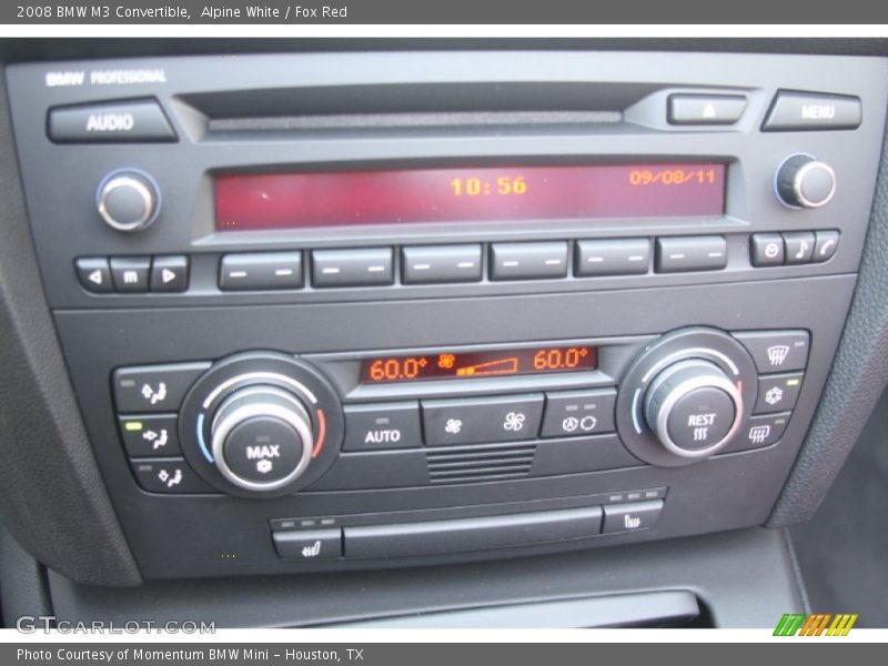 Alpine White / Fox Red 2008 BMW M3 Convertible