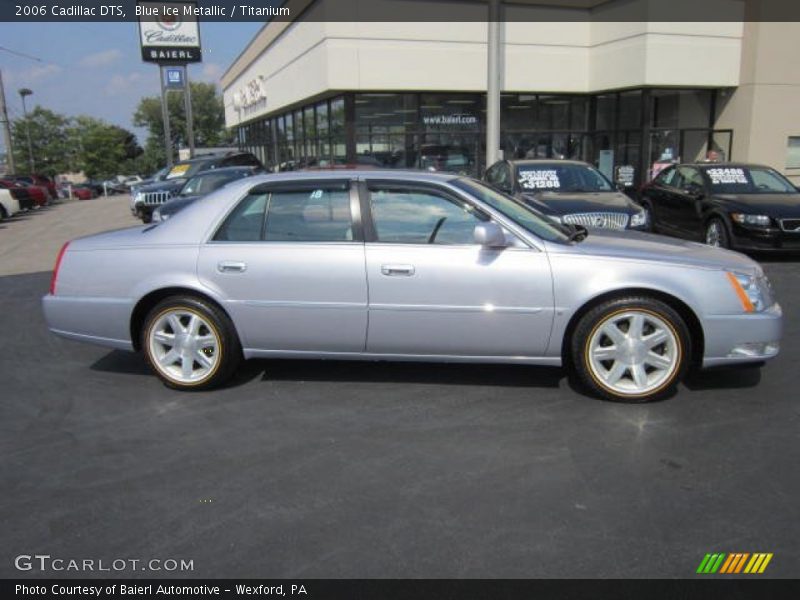 Blue Ice Metallic / Titanium 2006 Cadillac DTS