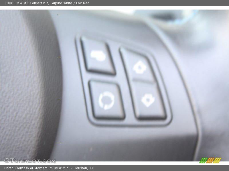 Alpine White / Fox Red 2008 BMW M3 Convertible