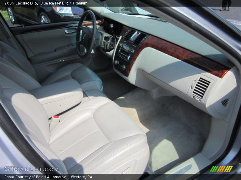 Blue Ice Metallic / Titanium 2006 Cadillac DTS