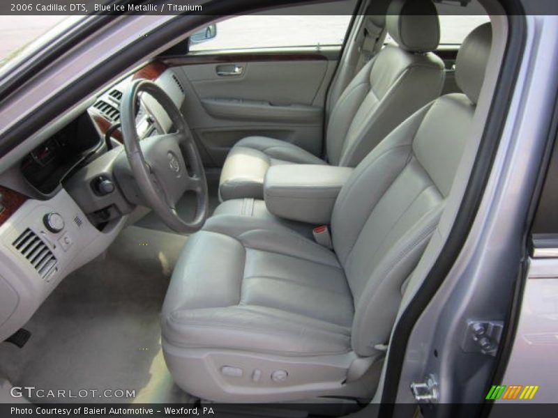 Blue Ice Metallic / Titanium 2006 Cadillac DTS