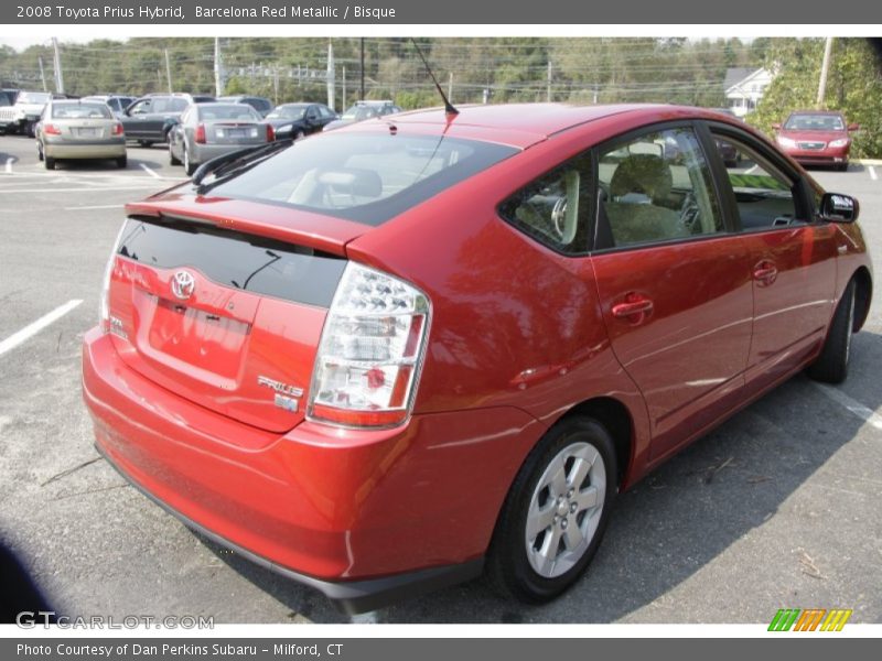 Barcelona Red Metallic / Bisque 2008 Toyota Prius Hybrid