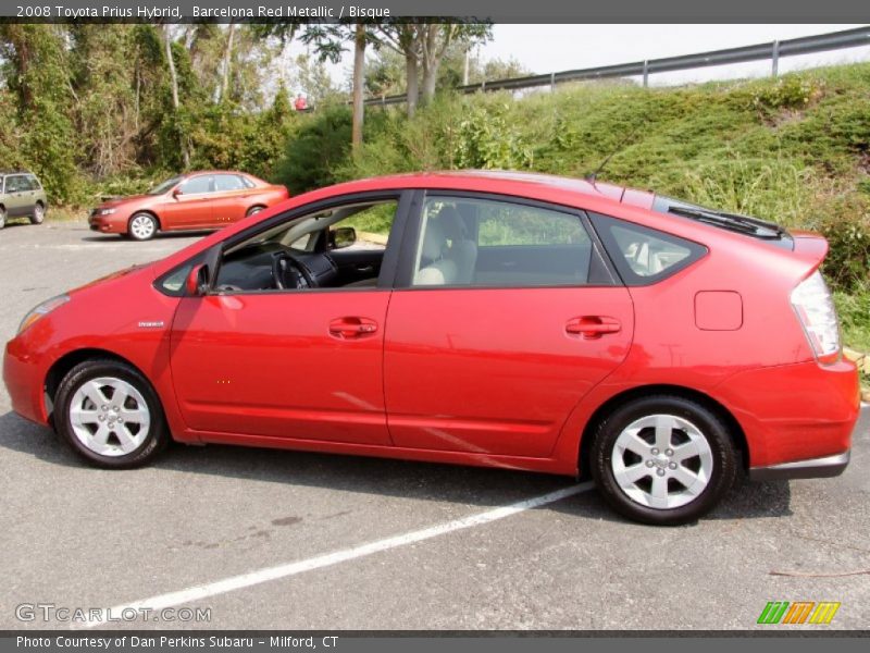 Barcelona Red Metallic / Bisque 2008 Toyota Prius Hybrid