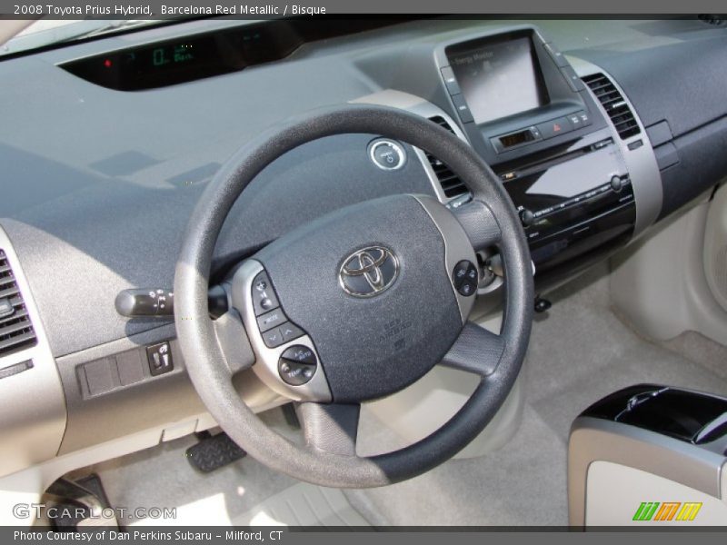 Barcelona Red Metallic / Bisque 2008 Toyota Prius Hybrid