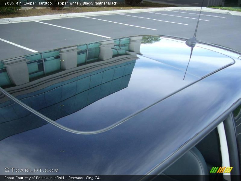Pepper White / Black/Panther Black 2006 Mini Cooper Hardtop