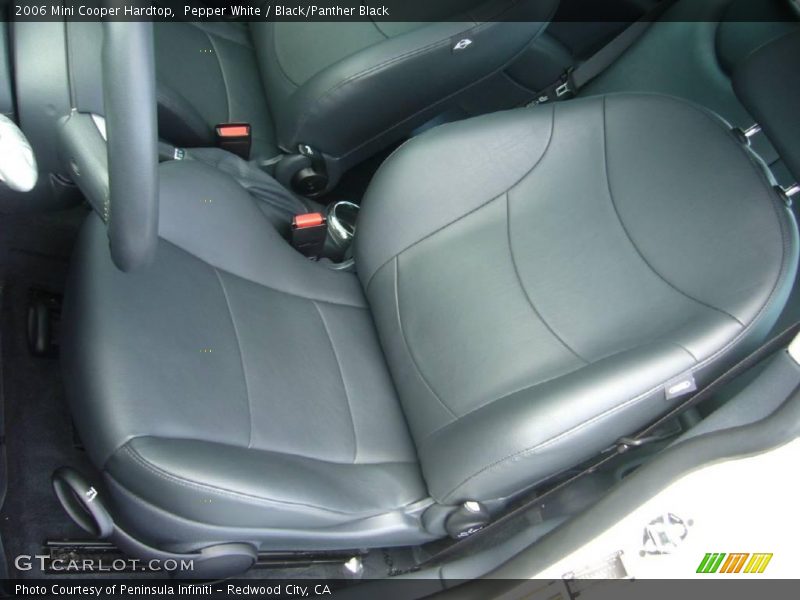 Pepper White / Black/Panther Black 2006 Mini Cooper Hardtop