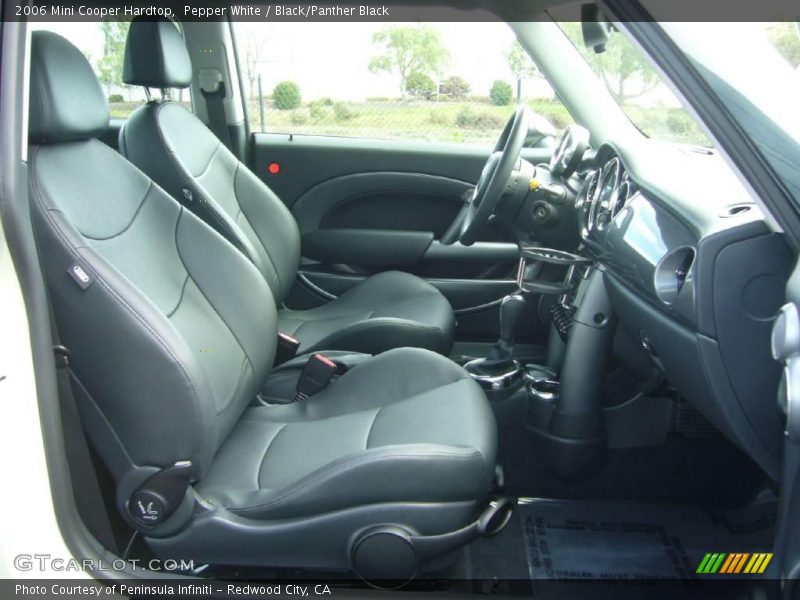 Pepper White / Black/Panther Black 2006 Mini Cooper Hardtop