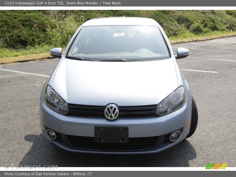 Shark Blue Metallic / Titan Black 2010 Volkswagen Golf 4 Door TDI