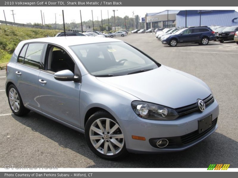 Shark Blue Metallic / Titan Black 2010 Volkswagen Golf 4 Door TDI