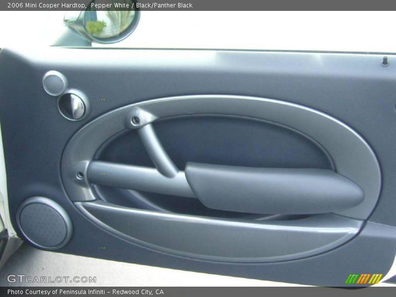 Pepper White / Black/Panther Black 2006 Mini Cooper Hardtop