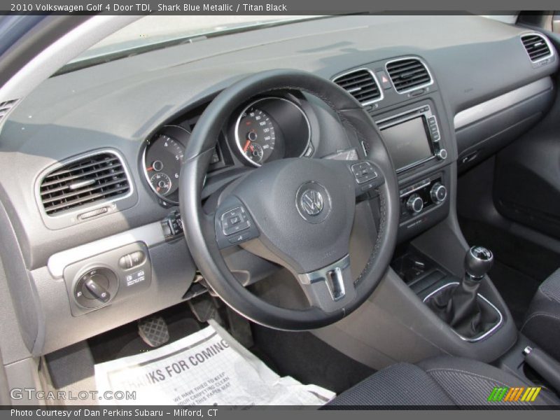 Dashboard of 2010 Golf 4 Door TDI