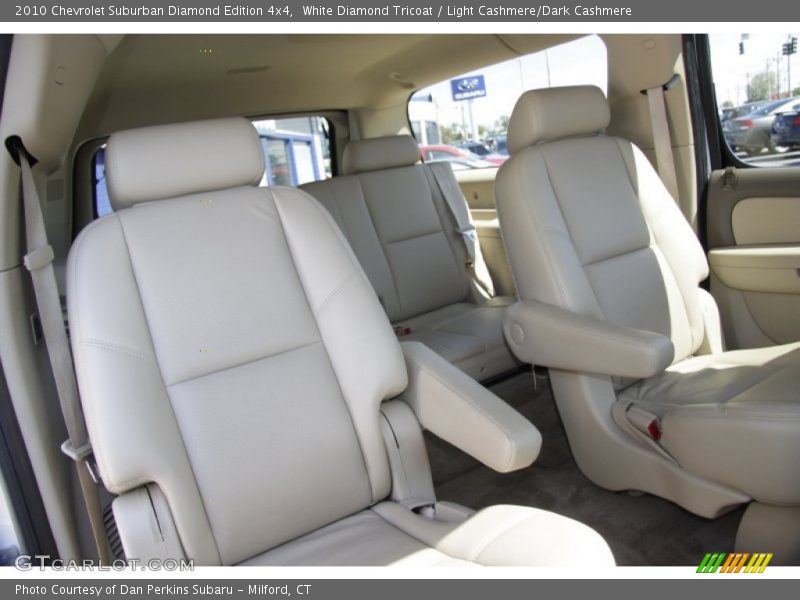 White Diamond Tricoat / Light Cashmere/Dark Cashmere 2010 Chevrolet Suburban Diamond Edition 4x4