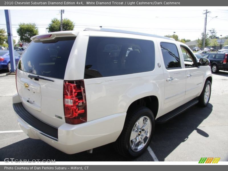 White Diamond Tricoat / Light Cashmere/Dark Cashmere 2010 Chevrolet Suburban Diamond Edition 4x4