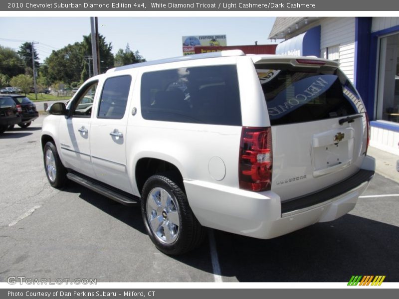 White Diamond Tricoat / Light Cashmere/Dark Cashmere 2010 Chevrolet Suburban Diamond Edition 4x4