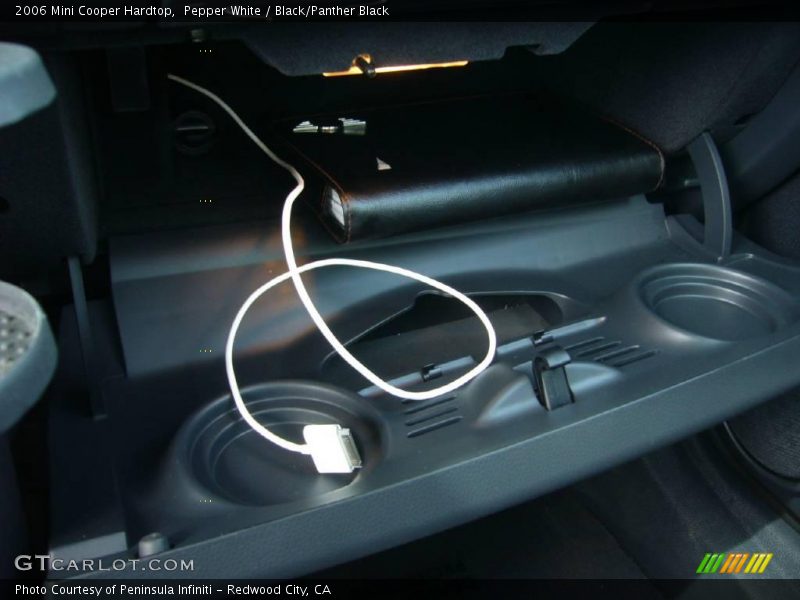 Pepper White / Black/Panther Black 2006 Mini Cooper Hardtop