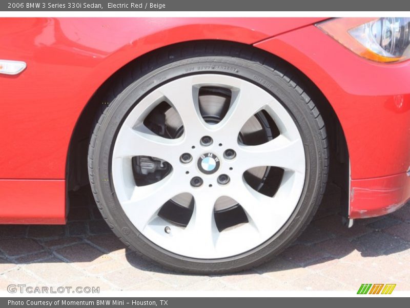 Electric Red / Beige 2006 BMW 3 Series 330i Sedan