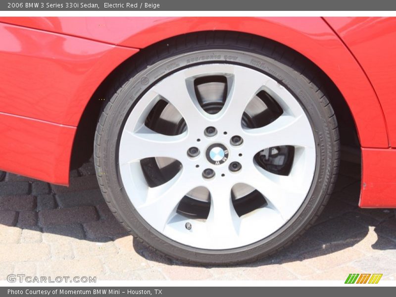 Electric Red / Beige 2006 BMW 3 Series 330i Sedan