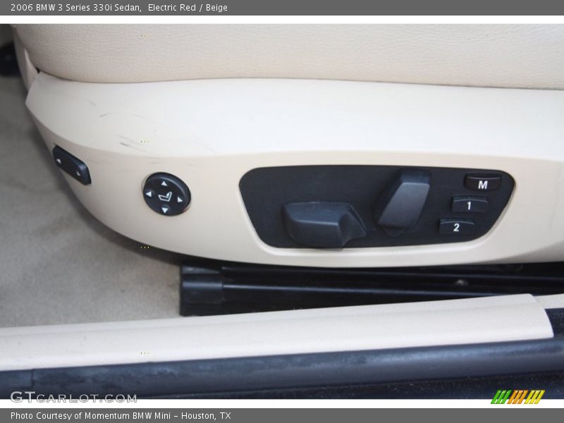 Electric Red / Beige 2006 BMW 3 Series 330i Sedan