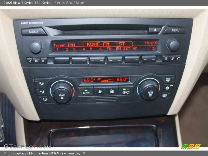 Electric Red / Beige 2006 BMW 3 Series 330i Sedan