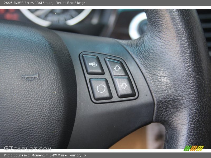Electric Red / Beige 2006 BMW 3 Series 330i Sedan
