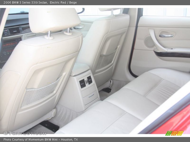 Electric Red / Beige 2006 BMW 3 Series 330i Sedan