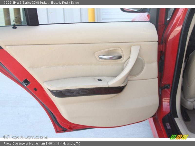 Electric Red / Beige 2006 BMW 3 Series 330i Sedan