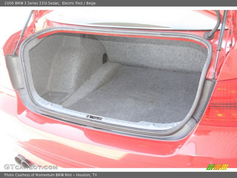 Electric Red / Beige 2006 BMW 3 Series 330i Sedan